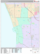 Redondo Beach Digital Map Premium Style